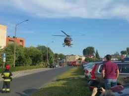 Śmigłowiec LPR lądował na osiedlu Malinka