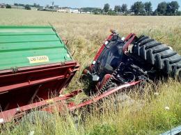 Uważajmy na maszyny rolnicze na drogach