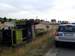 Uważajmy na maszyny rolnicze na drogach