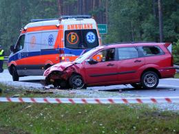 Tragiczny wypadek w Grodźcu, nie żyje 19 letni kierowca
