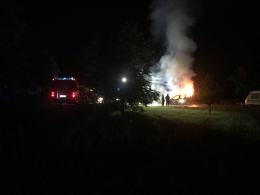 W nocy spłonęło auto przy ulicy Częstochowskiej w Opolu.