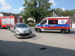 Zderzenie na ulicy Popiełuszki. 4 osoby zostały przewiezione na badania