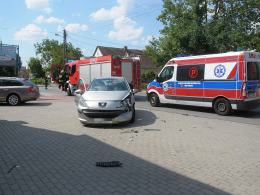 Zderzenie na ulicy Popiełuszki. 4 osoby zostały przewiezione na badania