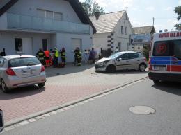 Zderzenie na ulicy Popiełuszki. 4 osoby zostały przewiezione na badania