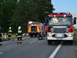 Zderzenie 3 pojazdów na obwodnicy Opola, 8 osób poszkodowanych