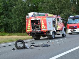 Zderzenie 3 pojazdów na obwodnicy Opola, 8 osób poszkodowanych