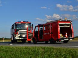 Zderzenie 3 pojazdów na obwodnicy Opola, 8 osób poszkodowanych