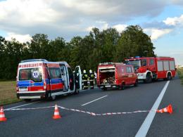 Zderzenie 3 pojazdów na obwodnicy Opola, 8 osób poszkodowanych
