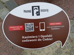 Pięć pomników miejskich w Opolu zostało wyposażonych w kody QR