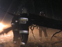 Nad opolszczyzną przeszła bardzo gwałtowna burza z gradem