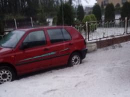 Nad opolszczyzną przeszła bardzo gwałtowna burza z gradem