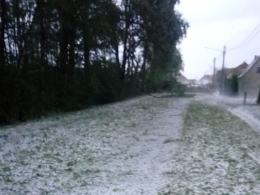 Nad opolszczyzną przeszła bardzo gwałtowna burza z gradem