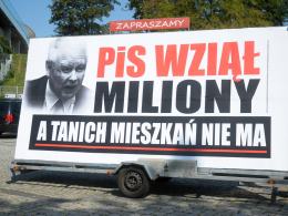 Konwój wstydu znów wyruszył na Opolszczyznę.