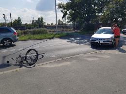 Groźne potrącenie rowerzysty na ulicy Armii Krajowej