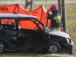 Groźny wypadek koło Zimnic Małych, Cinquecento wyrzucone daleko w pole