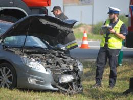 Groźny wypadek koło Zimnic Małych, Cinquecento wyrzucone daleko w pole