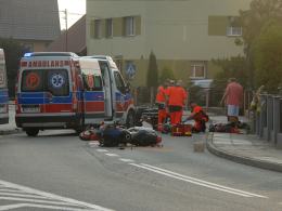 Tragiczny wypadek motocyklisty w Dąbrowie