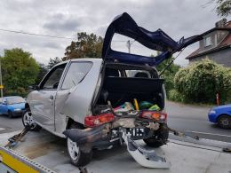 Kolizja 3 samochodów na ulicy Eichendorffa w Opolu