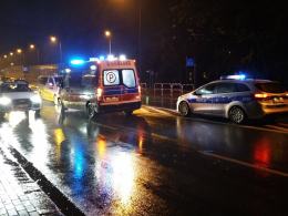 Potrącenie nastolatki na przejściu na Ozimskiej