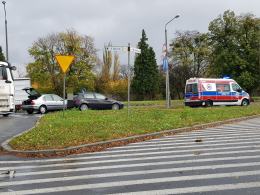 Zderzenie pojazdów na ulicy Armii Krajowej w Opolu