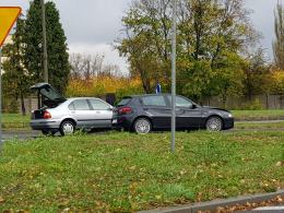 Zderzenie pojazdów na ulicy Armii Krajowej w Opolu