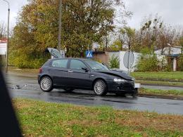 Zderzenie pojazdów na ulicy Armii Krajowej w Opolu