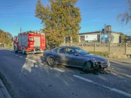 Skorogoszcz: Dachowanie po wymuszeniu pierwszeństwa
