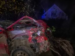 Oldrzyszowice: pijany wsiadł za kierownicę i wjechał w płot