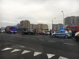 Niebezpieczne zderzenie na Sosnkowskiego w Opolu
