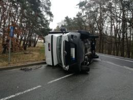 Zderzenie dwóch pojazdów pomiędzy Borkowicami a Skarbiszowem. Są ranni