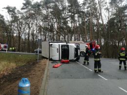 Zderzenie dwóch pojazdów pomiędzy Borkowicami a Skarbiszowem. Są ranni