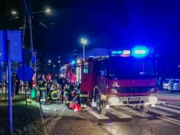 Pożar w Lewinie Brzeskim. Paliła się szafa z ubraniami