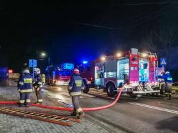 Pożar w Lewinie Brzeskim. Paliła się szafa z ubraniami