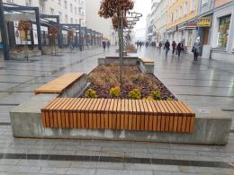 Tabliczki z kodem QR na ławkach wzdłuż Krakowskiej. Co zobaczymy skanując kod?