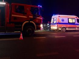 Schodnia: Kierowca stracił panowanie nad samochodem i dachował