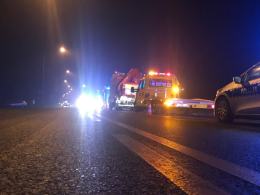Schodnia: Kierowca stracił panowanie nad samochodem i dachował