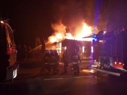 Strażacy kilkanaście razy interweniowali w noc sylwestrową