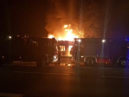 Strażacy kilkanaście razy interweniowali w noc sylwestrową