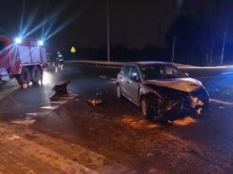 Kolizja na ulicy Krapkowickiej w Opolu