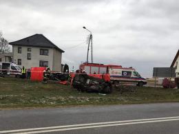 Tragiczne zdarzenie pod Kluczborkiem. Jedna osoba nie żyje