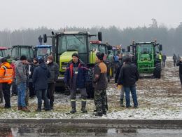Rolnicy z Opolszczyzny blokowali krajową 11 i obwodnicę Opola