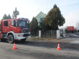 5 zastępów straży zadysponowano do pożaru budynku w Biadaczu