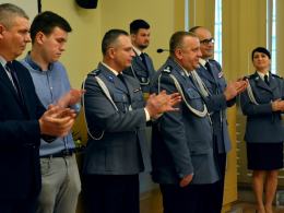 Mł. Insp. Bogdan Piotrowski pożegnał się z opolskim garnizonem Policji