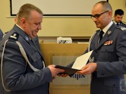 Mł. Insp. Bogdan Piotrowski pożegnał się z opolskim garnizonem Policji