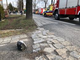 Zderzenie kilku aut na ulicy Strzeleckiej w Opolu