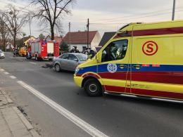 Zderzenie kilku aut na ulicy Strzeleckiej w Opolu