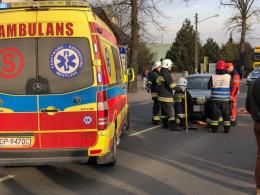 Zderzenie kilku aut na ulicy Strzeleckiej w Opolu