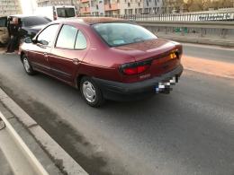 Kolizja kilku samochodów nad rondem w Opolu