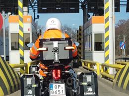Pierwsze w Polsce patrole motocyklowe na autostradzie A4
