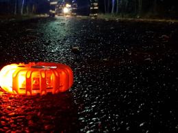 Niespokojna noc dla strażaków, dziesiątki powalonych drzew